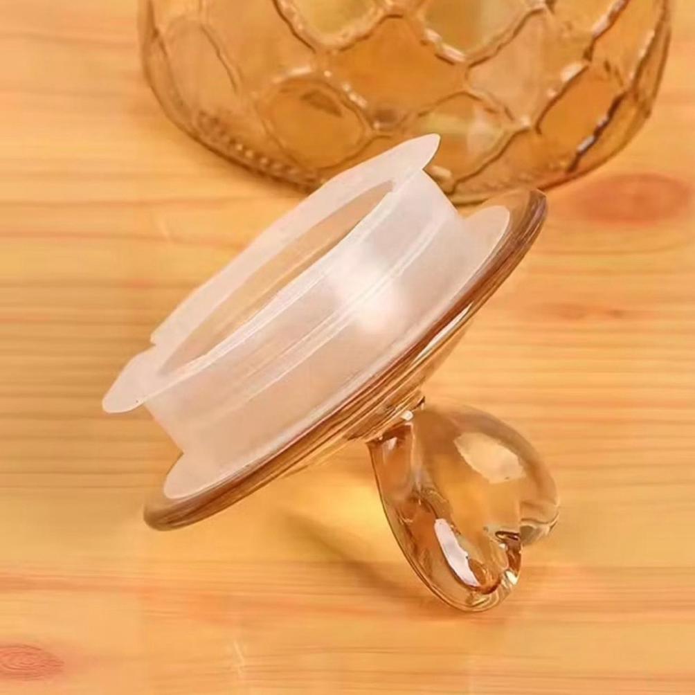 Grosir Toples Kaca Tutup Hati Set 3 /Toples Kaca Lebaran/Toples Kue Kaca