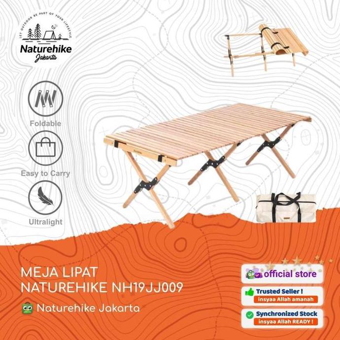 Terlaris Meja Lipat Naturehike Nh19Jj009 Piknik Portable Camping Outdoor Alloy