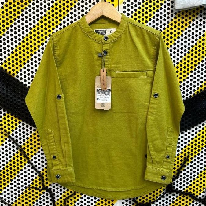 Agera Junior - Koko Panjang RS kancing setengah - KOKO panjang anak kekinian new fashion 2025 - Ager