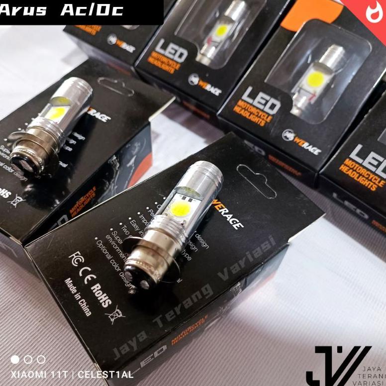 BESTPROMO Dop Depan LED bebek matic AC DC Putih / Lampu motor / Lampu depan Motor Led / Lampu Led mo