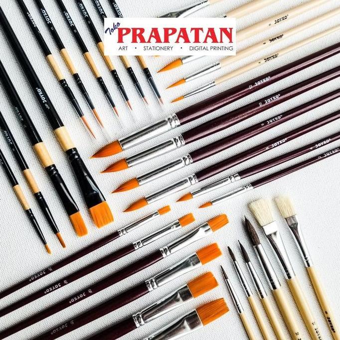 Newarc- Kuas Lukis Joyko Br-1/Br-3/Br-4/Br-5/ Br-8/Br-9 Brush Set  / Paint Brush
