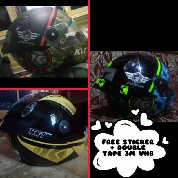 HOT PRODUCT SPOILER HELM KYT X-ROCKET