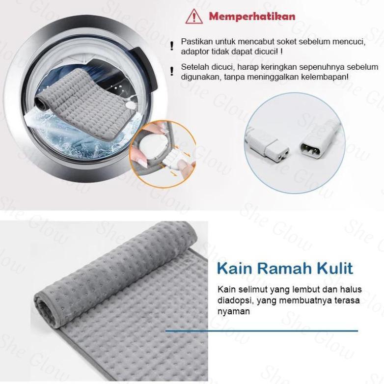 BESTPROMO LINIX BANTAL PANAS TERAPI KESEHATAN ALAT TERAPI BANTAL LISTRIK ALAT TERAPI BANTAL PANAS TE