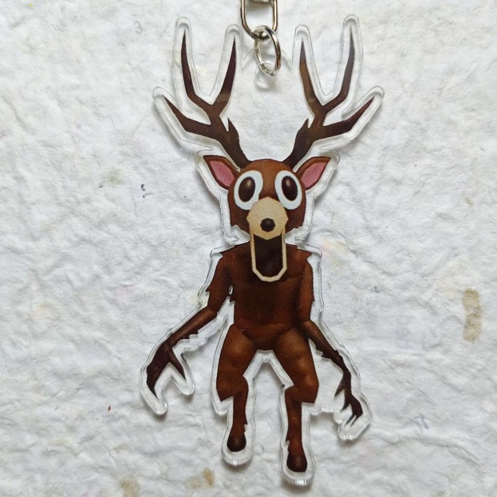 ganci THE DEER 99 Nights in the Forest keychain gantungan kunci 99 nights in the forest