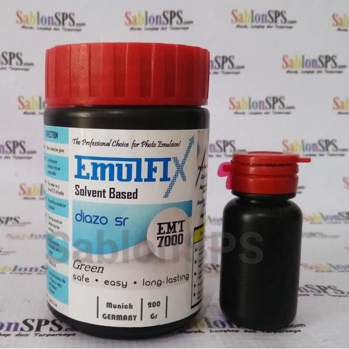 Whyyou- Obat Afdruk Sablon Emulfix Solvent Based Green 200Gr