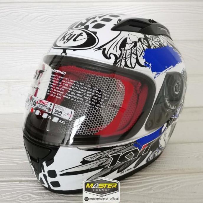 HELM KYT FULL FACE RC7 MOTIF RC SEVEN MOTIF SERIES RC 7 KYT CORAK FULL