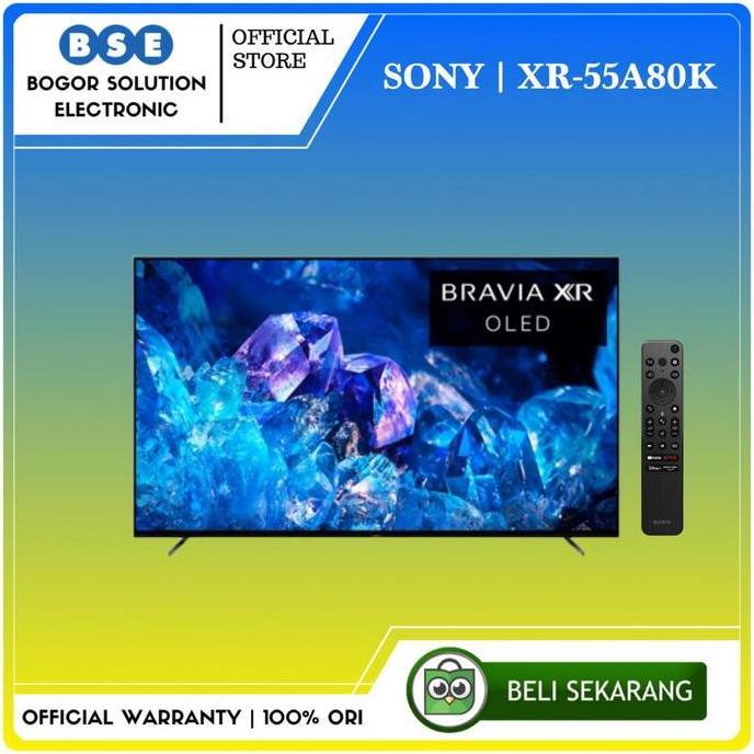 TV OLED SONY XR-55A80K 55 INCH 4K GOOGLE TV SONY BRAVIA XR 55A80K 4K
