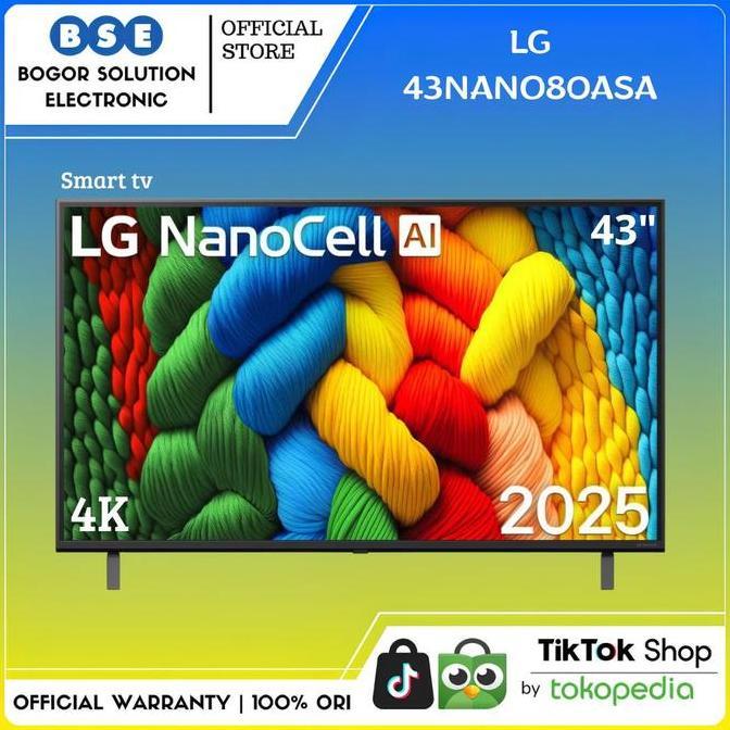 TV LG NanoCell 43 Inch LG 43NANO80ASA 4K HDR Smart TV LG NANO80 43 Inch LG 43NANO80