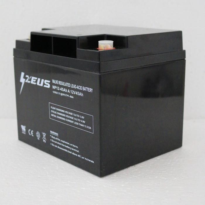 Aki Solar Panel Vrla Gel 12v 45ah Zeus Battery Aki Deep Cycle