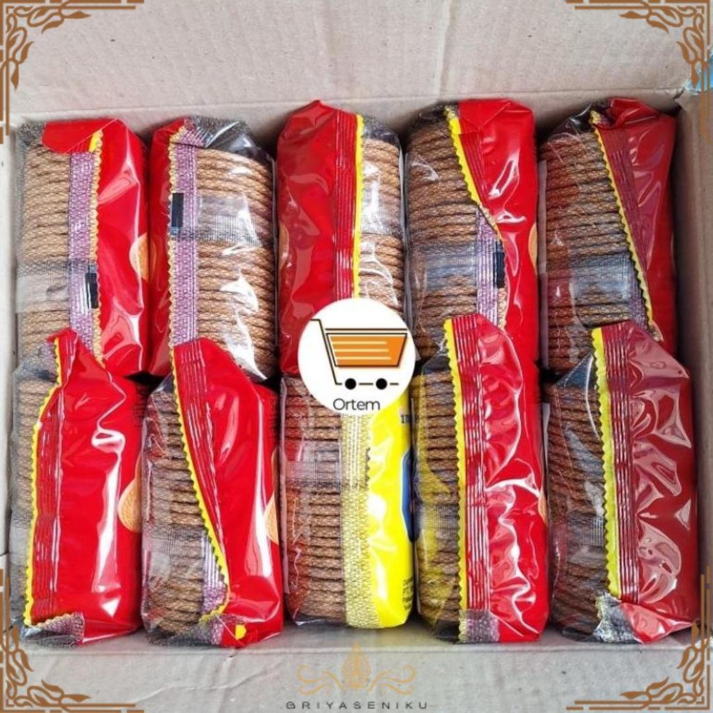 Bisa Cod Marie Susu Inafood Biskuit Snack Lebaran | 1 Dus | 10 Pcs