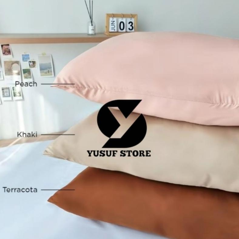 New (Termurah) Sarung Bantal Guling Polos / Sarung Bantal Polos / Sarung Bantal Motif Polos / Sarung
