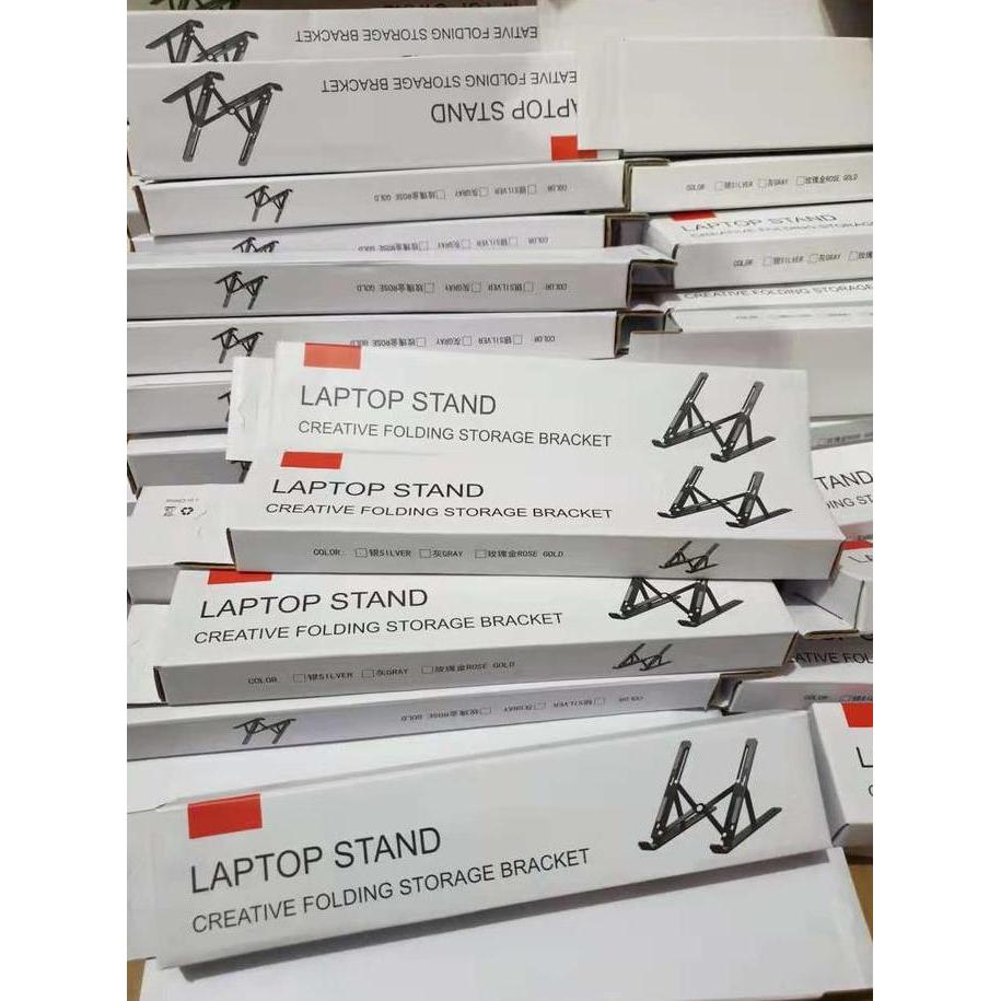 LAPTOP STANDING ALUMINIUM BESI / MEJA LAPTOP