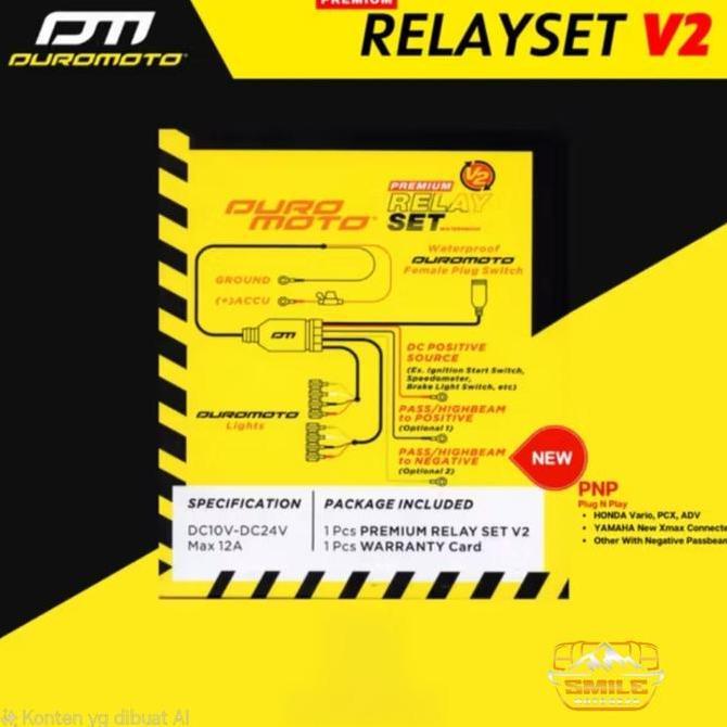 Promo DUROMOTO Relay Set Duromoto Relay Set Duromoto Diskon