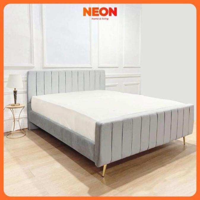 Terlaris Neon Set Divan Dan Sandaran Tempat Tidur Bludru | Rangka Tempat Tidur Kayu Jati Minimalis |