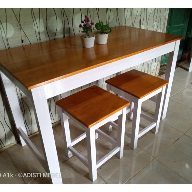 Meja Kursi Cafe 2 Kursi Kotak