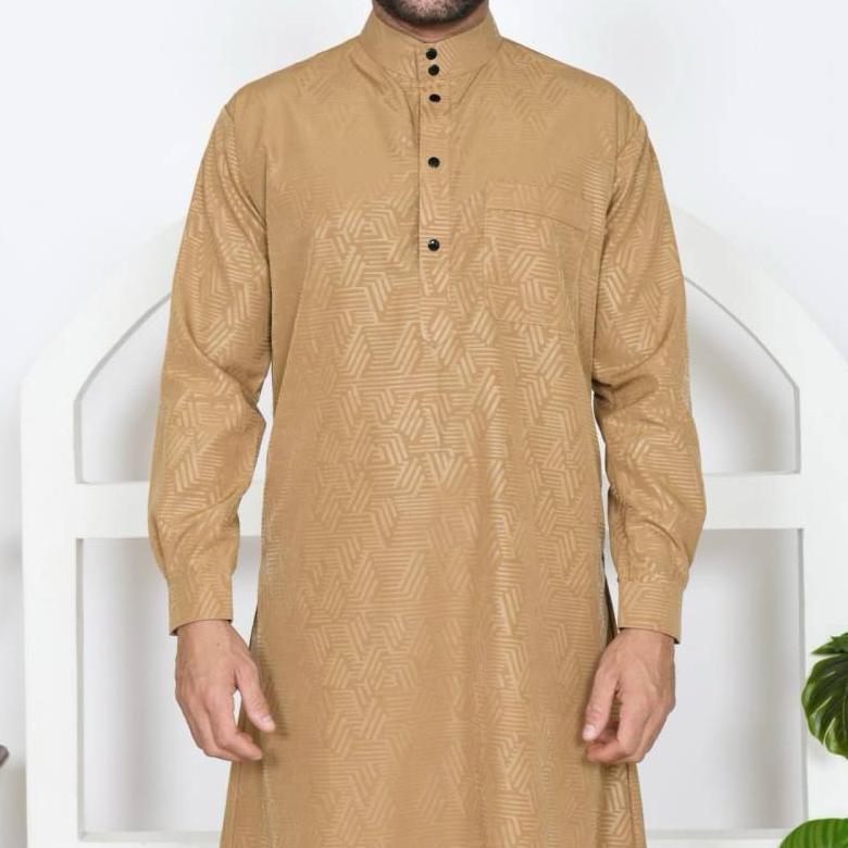 Super Deal Jubah Slimfit Pria Premium, Jubah Motif Kotak, Jubah Pria Muslim, Jubah Gamis Fourmonth S