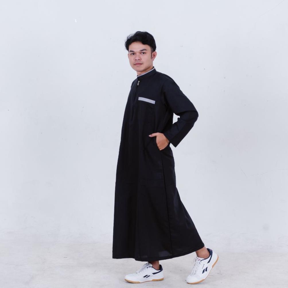 TERMURAH Gamis Pria Dewasa/Jubah Arab Kekinian/Jubah Pria Sultan /Gamis Pria Dewasa Resleting Polos