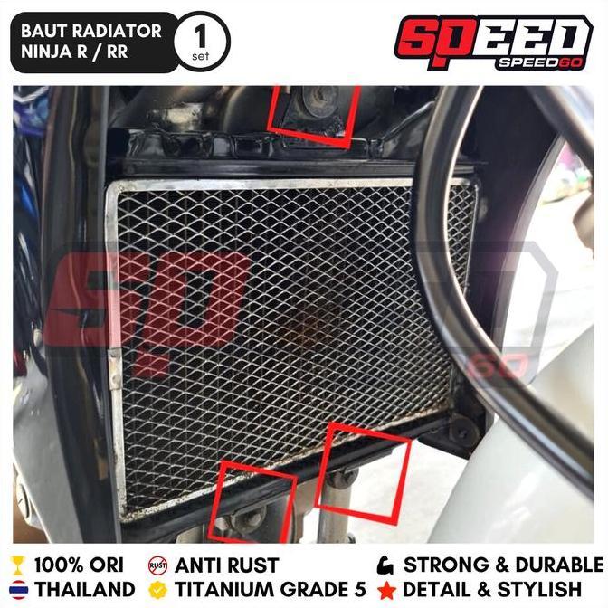 Titanium Probolt Baut Titanium Probolt Baut Radiator Kawasaki Ninja R Rr