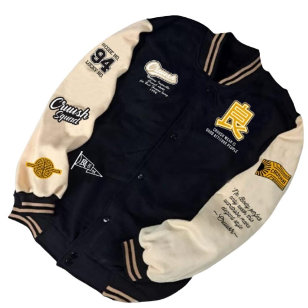 RECOMMENDED IDOLA Jaket Varsity Baseball Pria Wanita - Varsity Jacket Vintage Baseball Original Idol