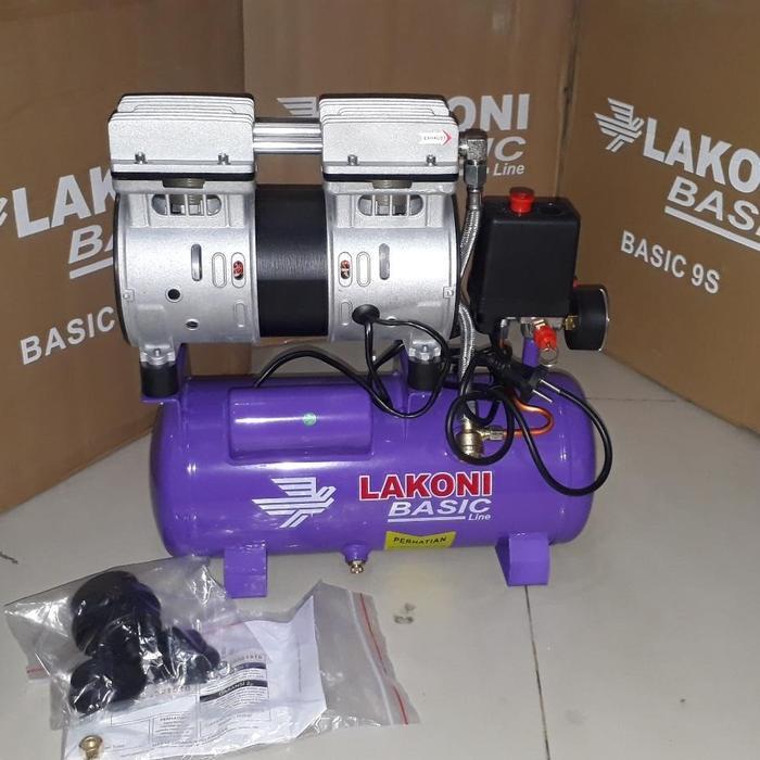 Lakoni Basic 9S Kompresor Oilless Lakoni Basic 9S 3/4 HP 8L