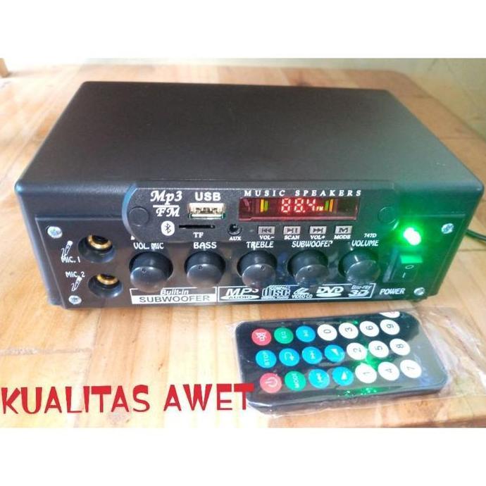 AMPLIFIER BLUETOTH KARAOKE STEREO+subwofer