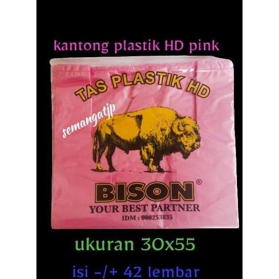 kantong plastik pink / HD PINK / kantong kresek