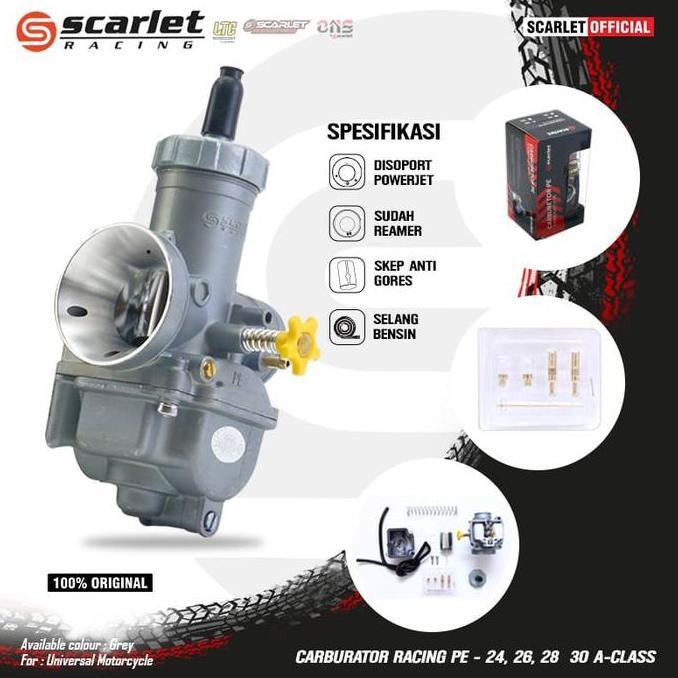Karburator Scarlet Pe Karburator Scarlet Original Pe PE24 24 26 28 30