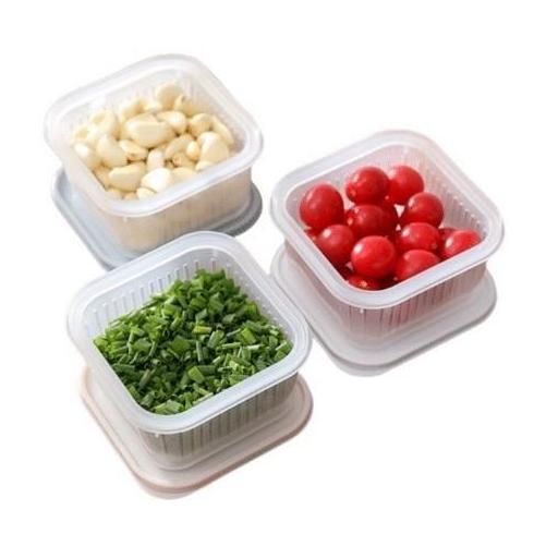 KOTAK FRESH SARINGAN SAYURAN | BOX TEMPAT TIRISAN BAWANG/BUAH/SAYUR