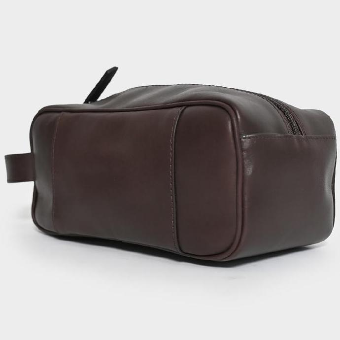 BEBAS ONGKIR - GK Dopp Kit - Tas Pouch Kulit Asli/Tas Pouch Kulit/Pouch Pria