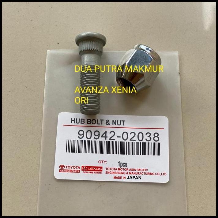 BEST DEAL BAUT RODA AVANZA XENIA ORI + MUR RACING HUB BOLT NUT AVANZA ORI 