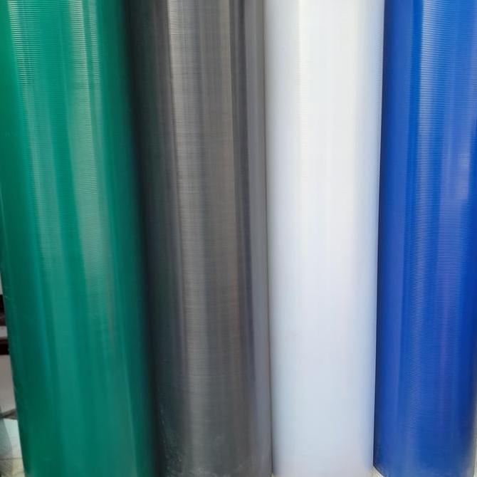 TERBARU PLASTIK FIBER PAGAR MOTIF GARIS TEBAL 1,2MM