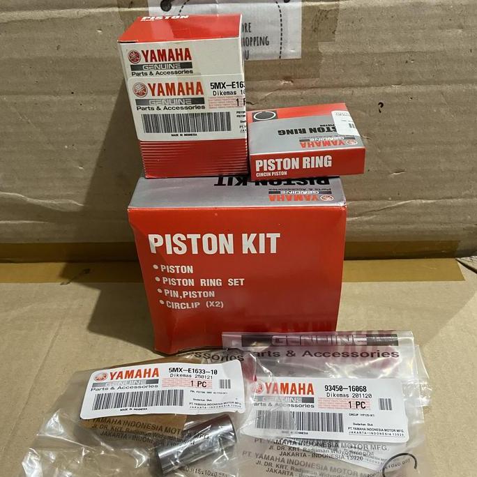 Promo Piston Seher Ring Set 5MX Mio Sporty Soul Nouvo Original YGP Diskon