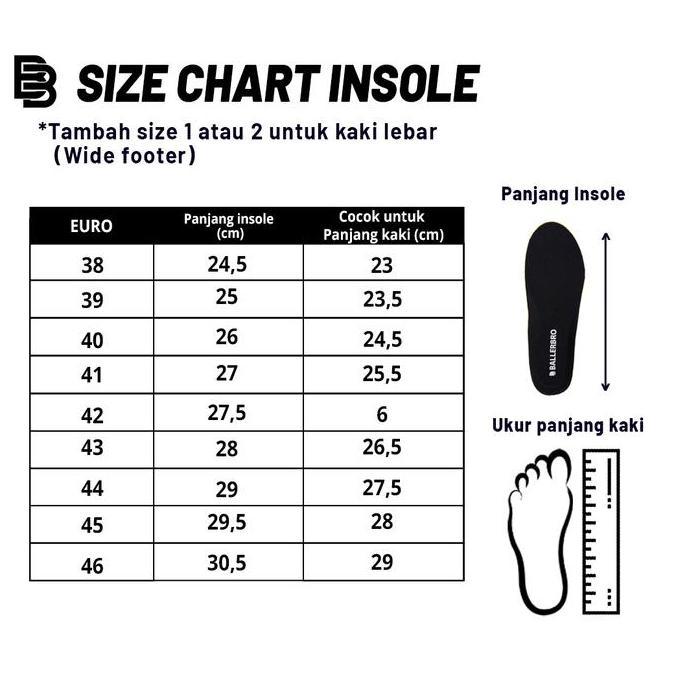 Carbon Insole Ballerbro | Insole Sepatu Basket