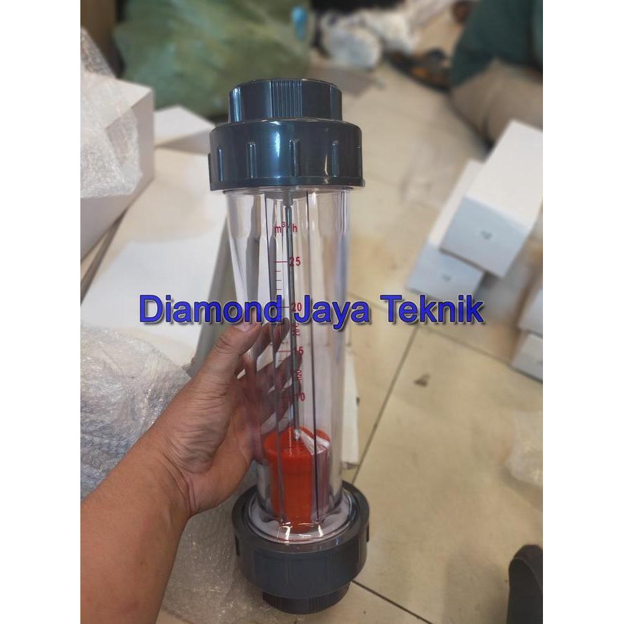 Flow Meter Rotameter 5 Sd 25 M3 Meter Kubik /  Rotameter 2" Inch / Rotameter Lzs65 Plastic Tube 2" I