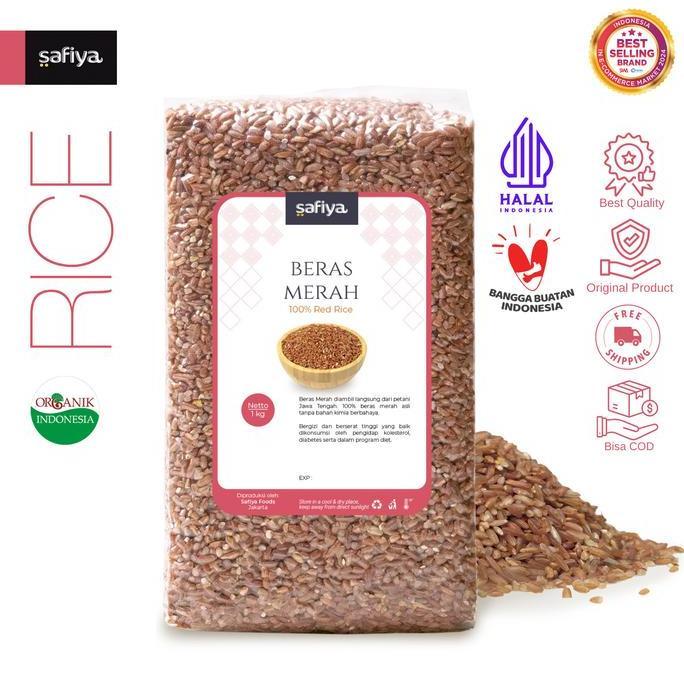 Safiya Beras Merah 1 Kg Beras Organik Premium