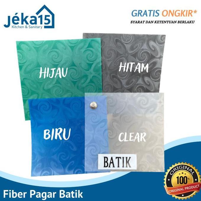 TERBARU FIBER PAGAR MOTIF (FIBER PENUTUP PAGAR )