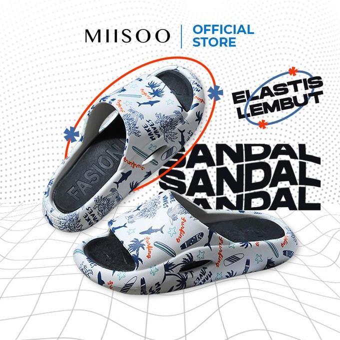 Miisoo Sandal Wanita Pria Slip On/Sandal Unisex/Sandal Unisex Flip