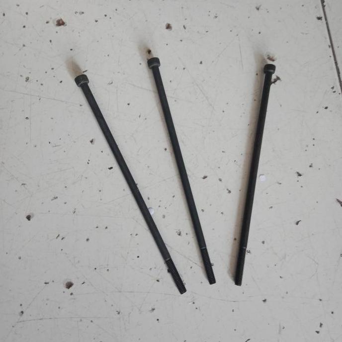 Baut L + Mur Baja M5X150, Ht, Murah