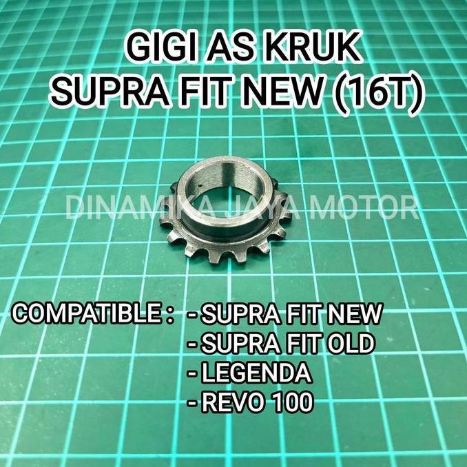 Promo GIGI GEAR GIR SENTRIK TIMING KETENG BAWAH KRUK AS SUPRA FIT NEW SUPRA FIT OLD LEGENDA REVO 100