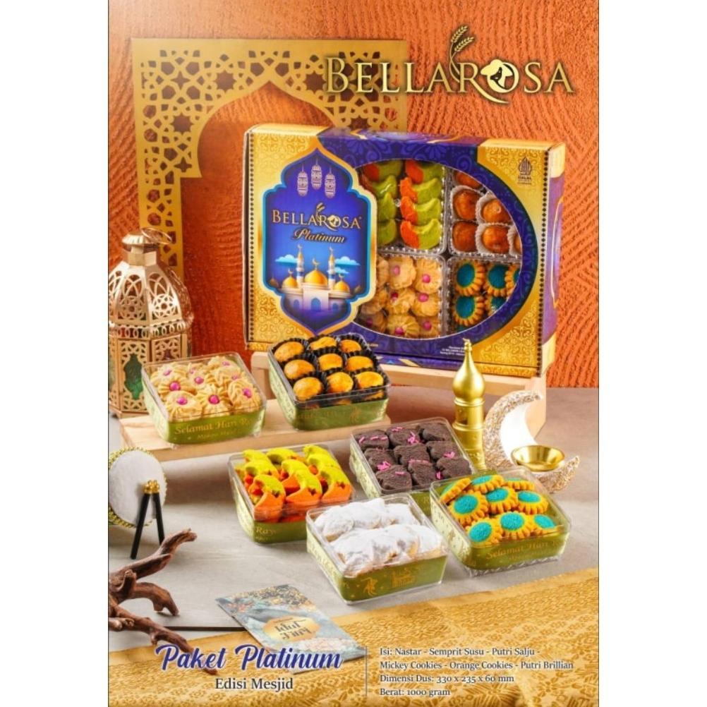 HUTAYAPROJECT PAKET HAMPERS LEBARAN BELLAROSA SET KUE LEBARAN KUE KERING COKLAT PARCEL / BELLAROSA P
