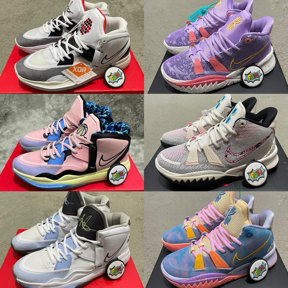 new product sepatu basket nk kyrie7 - 8 siren red premium original