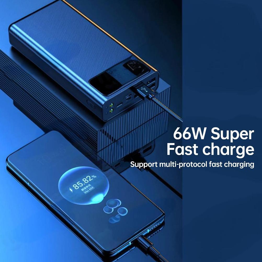 Hot Product Moyatu 60000Mah Powerbank Fast Charging Full Capacity 4 Usb Charge Ports Pd Fast Chargin