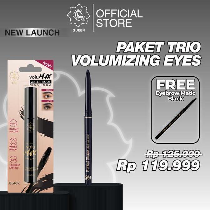 PRODUK FAVORIT - Paket Trio Volumizing Eyes [VIVA COSMETICS]