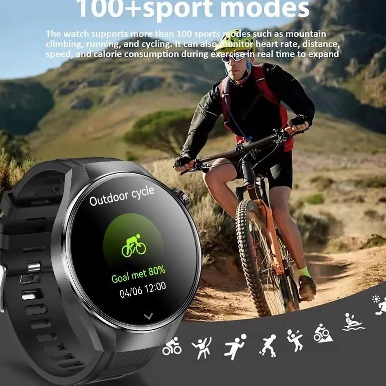 New Deals G5 Plus Gps Smartwatch Original |Huawei Chip|  Built-In Gps/2.08 Amoled Screen 150+ Sports