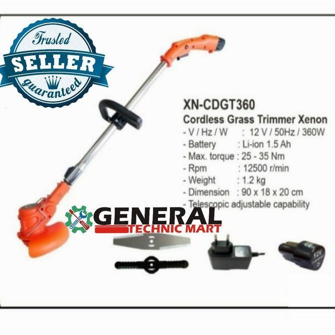 XENON Mesin Potong Rumput Baterai Grass Trimmer Cordless 12V