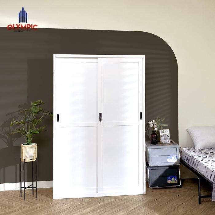 MORE OSWS WIMBLEDON / Olympic Lemari Sliding Pakaian Besi