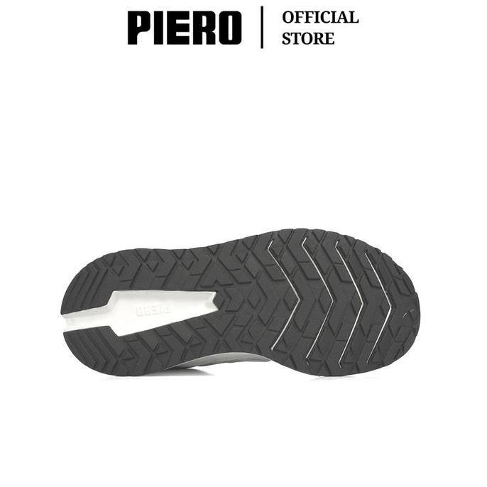 PIERO SEPATU SNEAKERS WANITA JOGGER 24 W WHITE/LT GREY/BLACK PIE1000389