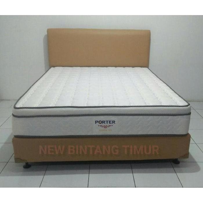 Spring Bed Porter Santa Fee Plush Top 160 x 200 Mattress Only