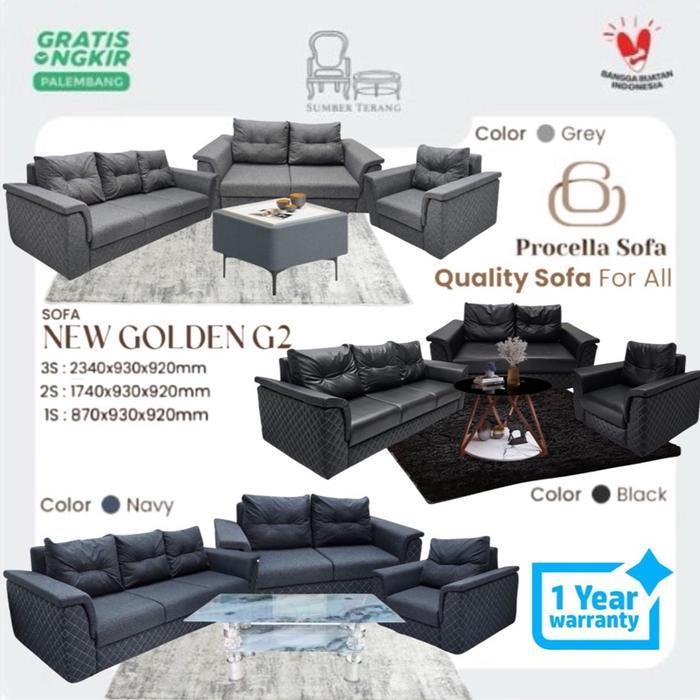 Sofa Minimalis Procella New Golden G2 Kursi Tamu Minimalis Sofa Procella Sofa Olympic Procella Sofa 