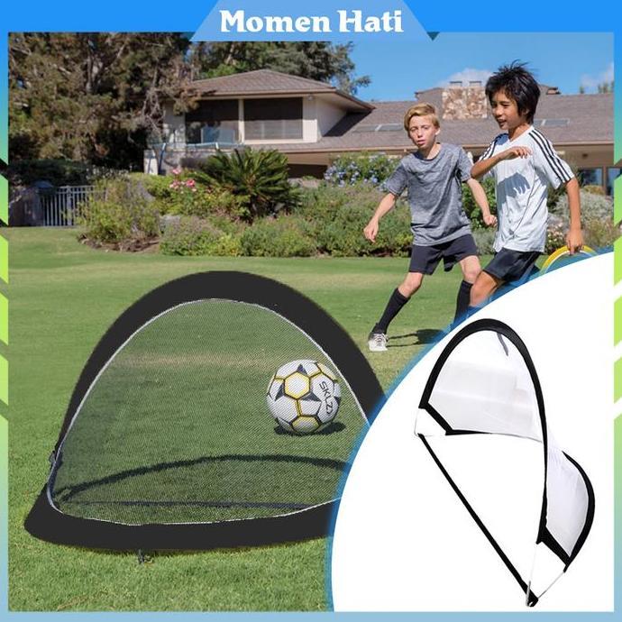 OVERAJA Mainan Gawang Sepak Bola Lipat Portable Anak Untuk Latihan Bola Sepak